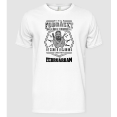 Pólómánia Minden  FODRÁSZT egyenlőnek teremtettek szülinap FEBRUÁR férfi - Férfi Alap póló