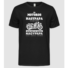 Pólómánia Motoros nagypapa vagyok - Férfi Alap póló férfi póló