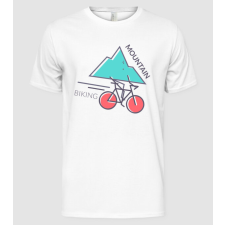 Pólómánia Mountain Biking - Férfi Alap póló férfi póló