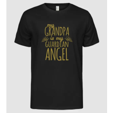 Pólómánia My grandpa is my guardian angel - Férfi Alap póló