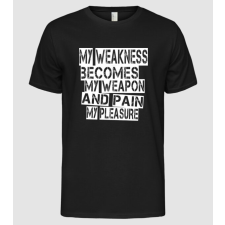 Pólómánia My weakness - Férfi Alap póló férfi póló