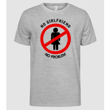 Pólómánia Nincs csaj, nincs baj - Férfi Alap póló férfi póló