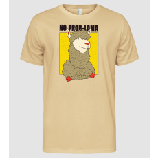 Pólómánia No Prob LLama - Láma - Férfi Alap póló