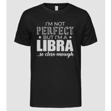 Pólómánia Not perfect, but LIBRA - Férfi Alap póló férfi póló