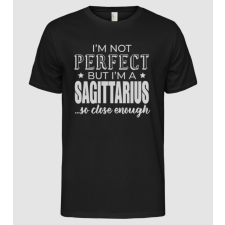 Pólómánia Not perfect, but SAGITTARIUS - Férfi Alap póló férfi póló