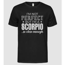 Pólómánia Not perfect, but SCORPIO - Férfi Alap póló