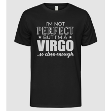 Pólómánia Not perfect, but VIRGO - Férfi Alap póló férfi póló