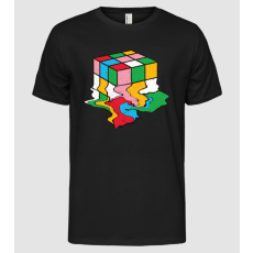 Pólómánia Olvadó Rubik kocka - Férfi Alap póló