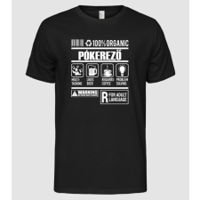 Pólómánia Organic PÓKEREZŐ - Férfi Alap póló férfi póló
