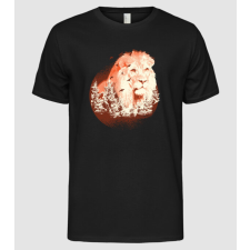 Pólómánia Oroszlán Természet póló - Férfi Alap póló férfi póló