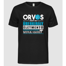 Pólómánia Orvos, überkirály életmentő - Férfi Alap póló