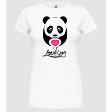 Pólómánia PandaHeart - Női Kereknyakú Póló