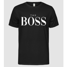 Pólómánia Páros minta THE Boss - Férfi Alap póló férfi póló