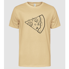 Pólómánia Pizza szelet (páros minta része) - Férfi Alap póló férfi póló