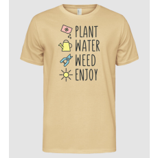 Pólómánia Plant Water Weed Enjoy - Férfi Alap póló