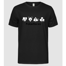 Pólómánia pokerfaces - Férfi Alap póló férfi póló