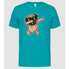 Pólómánia Pug DAB - Férfi Alap póló