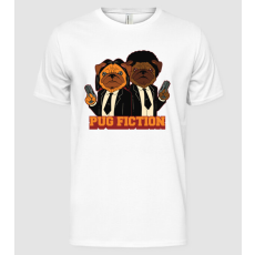 Pólómánia Pug Fiction Mopsz Pulp Fiction paródia - Férfi Alap póló