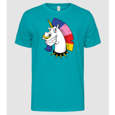 Pólómánia Punk Unikornis - Férfi Alap póló férfi póló