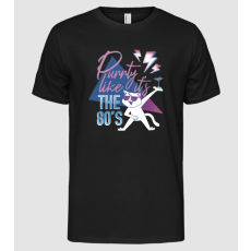 Pólómánia Purrty Like it's the 80's - Férfi Alap póló