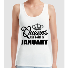 Pólómánia Queens are born in - January - Női Trikó