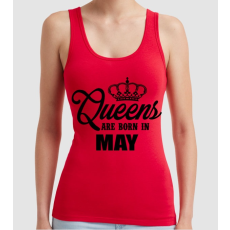 Pólómánia Queens are born in - May - Női Trikó