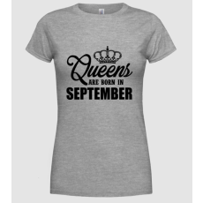Pólómánia queens september - Női Kereknyakú Póló