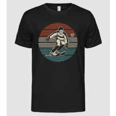 Pólómánia Retro circle ski textured - Férfi Alap póló