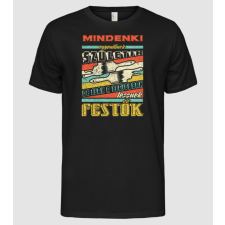 Pólómánia RETRO mindenki egyenlőnek születik FESTŐ - Férfi Alap póló férfi póló