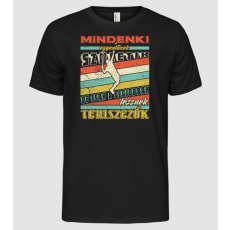 Pólómánia Retro nmindenki egyenlő teniszes   - Férfi Alap póló