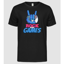 Pólómánia Rock And Games - Férfi Alap póló férfi póló