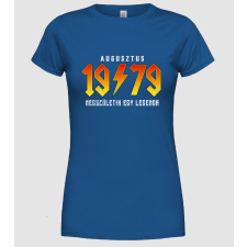 Pólómánia Rock születésnap 1979 Augusztus - Női Kerek nyakú Póló női póló