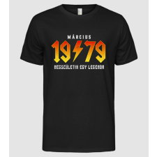 Pólómánia Rock születésnap 1979 Március - Férfi Alap póló férfi póló