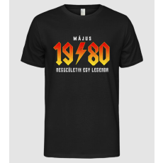 Pólómánia Rock születésnap 1980 MÁJUS - Férfi Alap póló