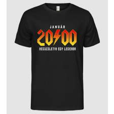 Pólómánia Rock születésnap 2000 JANUÁR - Férfi Alap póló férfi póló