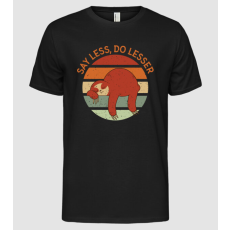 Pólómánia Say less, do lesser Lajháros - Férfi Alap póló