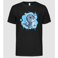 Pólómánia Sea Lion - Cuki Fóka - Férfi Alap póló