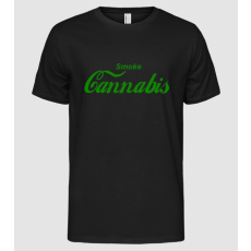 Pólómánia Smoke Cannabis - Férfi Alap póló