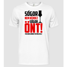 Pólómánia Sógor nem kérdez, sógor önt - Férfi Alap póló