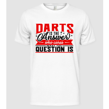 Pólómánia Sport is the answer DARTSOS - Férfi Alap póló férfi póló