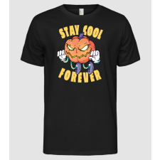 Pólómánia Stay Cool Forever Halloween Tök - Férfi Alap póló férfi póló