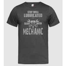 Pólómánia Stay well lubricated - Férfi Heather Póló férfi póló