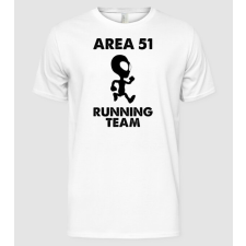 Pólómánia Storm area 51 running team black - Férfi Alap póló férfi póló