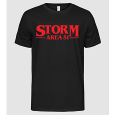 Pólómánia storm area 51 stranger - Férfi Alap póló