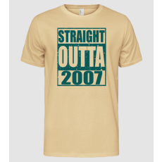 Pólómánia Straight Outta - 2007 - Férfi Alap póló