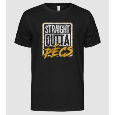 Pólómánia Straight Outta Pécs - Férfi Alap póló