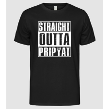 Pólómánia Straight outta pripyat - Férfi Alap póló férfi póló