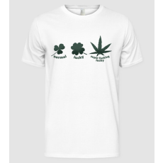 Pólómánia Super F*cking Lucky Cannabis - Férfi Alap póló