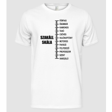 Pólómánia Szakáll Skála - Férfi Alap póló férfi póló