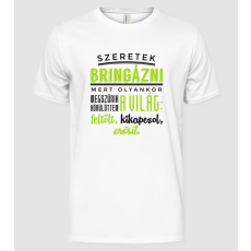 Pólómánia Szeretek bringázni - Férfi Alap póló